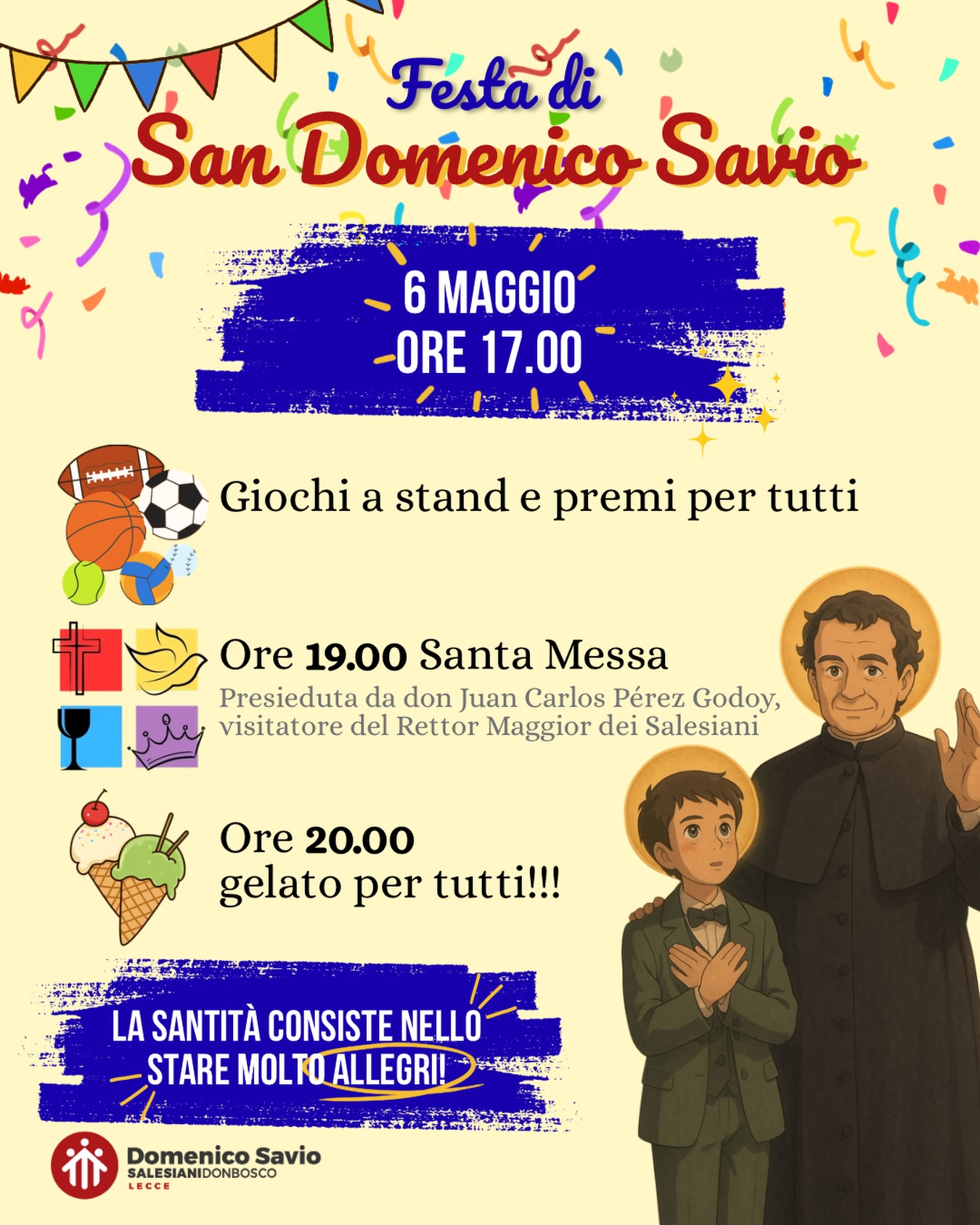 Featured image for “Festa di San Domenico Savio”
