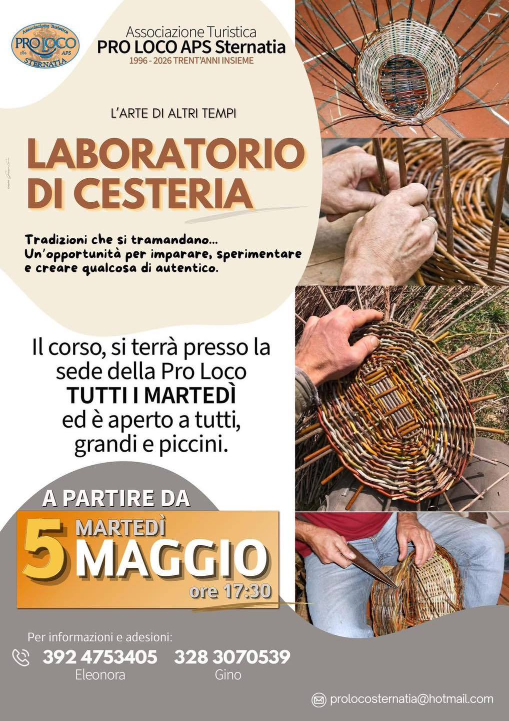 Featured image for “Laboratorio di cesteria”