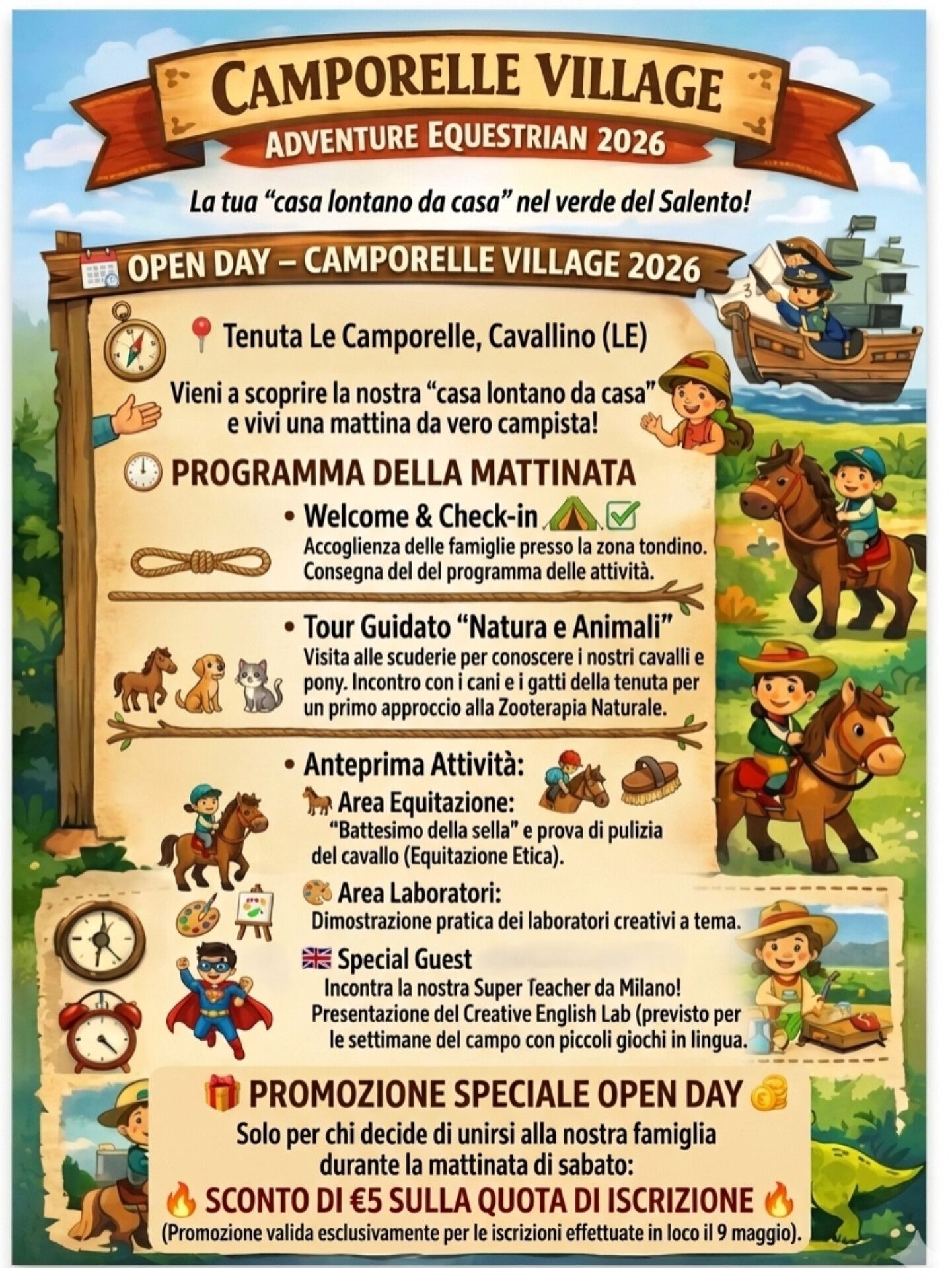 Featured image for “Open day Camporelle Village”
