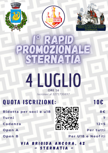 Featured image for “Torneo di Scacchi a Sternatia”