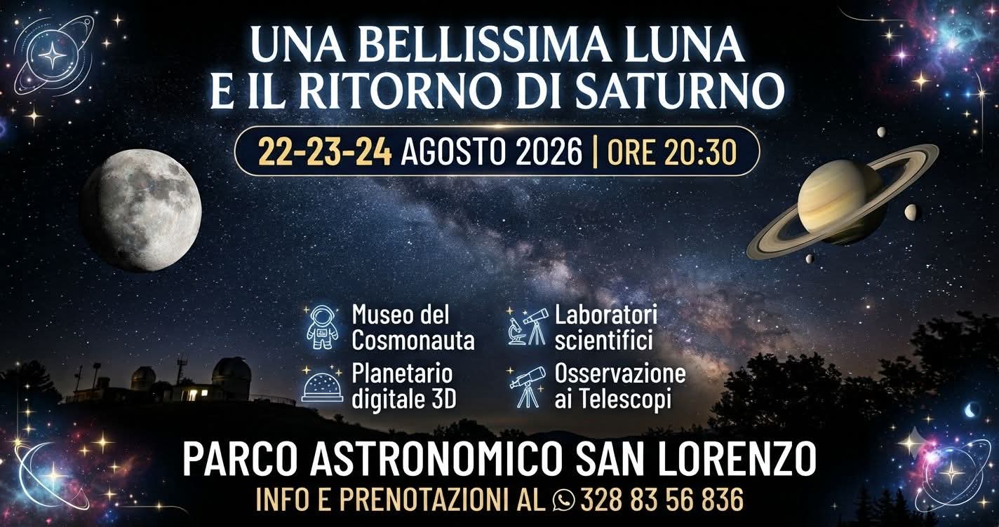 Featured image for “Una bellissima Luna e il ritorno di Saturno”